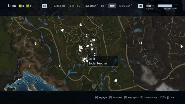Chloe is in the Fort, in her bar in the south-western area of this location - Elex 2: Skill Trainers - list - World Map - Elex 2 Guide