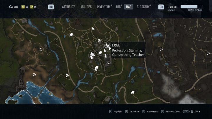 Lasse is a blacksmith in the eastern part of the Fort - to find him turn left after entering through the main gate - Elex 2: Skill Trainers - list - World Map - Elex 2 Guide