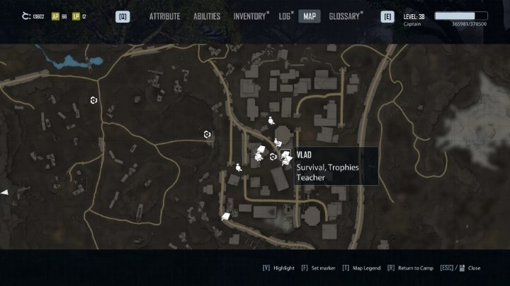 Vlad is in the Cellar, a bar in the Grotto - Elex 2: Skill Trainers - list - World Map - Elex 2 Guide