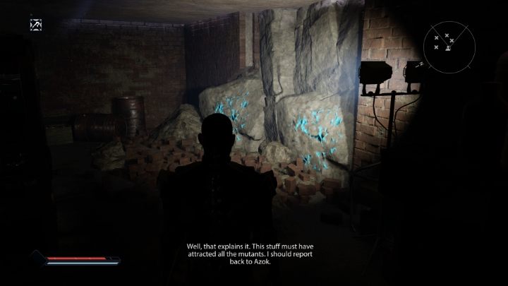 Turn on the flashlight and head deeper into the room - Elex 2: The Duties of a Scout - walkthrough - Albs - Elex 2 Guide