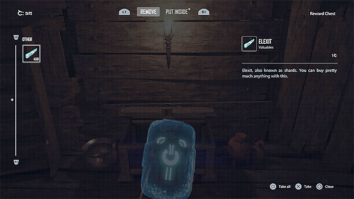 At the end of each assignment, you must return to the Claws hideout and take the reward from the chest - Elex 2: Thieves Guild (Claws) - how to join? - Campaign and quests - Elex 2 Guide