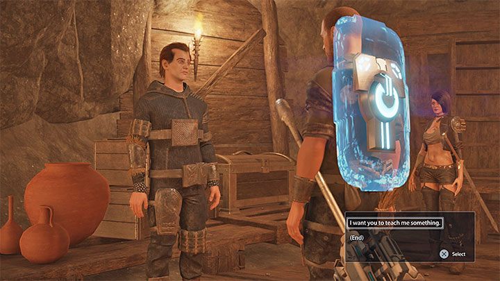 Tjark, a skill trainer, is in the Claws hideout under the Fort - Elex 2: Thieves Guild (Claws) - how to join? - Campaign and quests - Elex 2 Guide