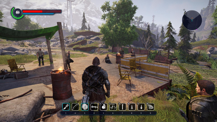 A character called Hunter, orders you to find Wick who has counterfeit ID cards. - Elex: How to enter Domed City? - FAQ - Elex Game Guide