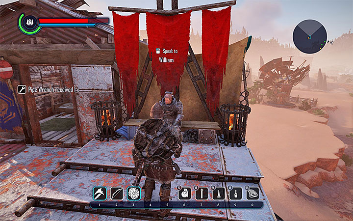 William from The Fort, located in Tavar, decides who can join the Outlaws - Elex: Free as a Bird - Walkthrough - Chapter 1: The Hunt Begins - Elex Game Guide