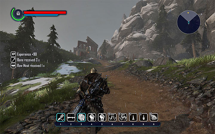 The path that leads to the hill where you can find Repox - Elex: Zardoms Battle Plan - Walkthrough - Chapter 2: Battle Plans - Elex Game Guide