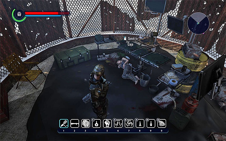 Find Caja after a failed experiment - Elex: The Voice of Elex - Walkthrough - Chapter 4: The Secret of the Hybrid - Elex Game Guide