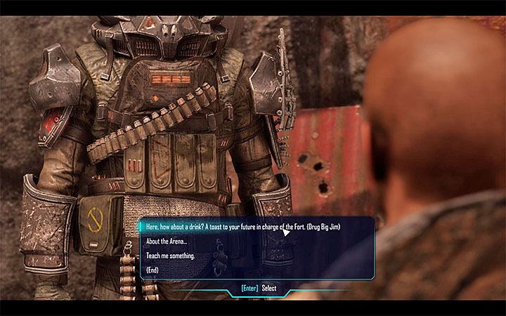 Give Big Jim a drugged drink - Elex: Arena / Drug Big Jim - Walkthrough - Tavar - Elex Game Guide