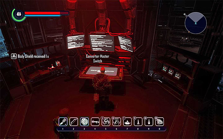 When you defeat the Commander (300XP), you must find the big red console presented in the picture - Elex: Minor quests in Tavar - Walkthrough - Tavar - Elex Game Guide