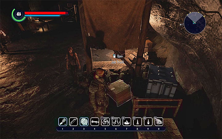 Job Trunk chest – here, you can take new missions from the Claws - Elex: On Behalf of the Claws - Walkthrough - Abessa - Elex Game Guide