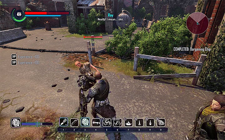 You can beat each one of the NPCs that are connected to this quest but watch out so you dont hit other citizens - Elex: Minor quests in Domed City - Walkthrough - Abessa - Elex Game Guide