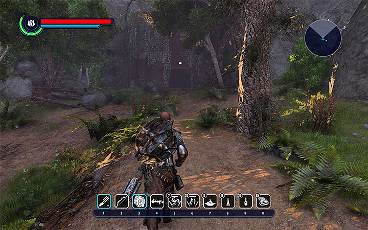 The entrance to the ruins where you started the game – use the lift to go up - Elex: A Half Defective Tin Can [C.R.O.N.Y. U4] - Walkthrough - Companion quests - Elex Game Guide