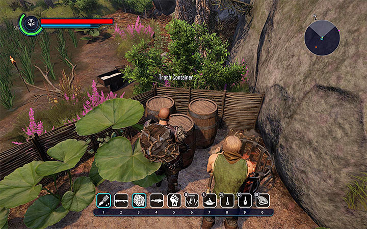 Place the roots in the barrel - Elex: Becoming a Warrior (The Berserkers) - Walkthrough - The Berserkers - Elex Game Guide