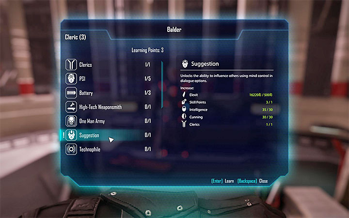 Suggestion ability isnt connected to any of the quests - Elex: Reaching Legate Rank (The Clerics) - Walkthrough - The Clerics - Elex Game Guide