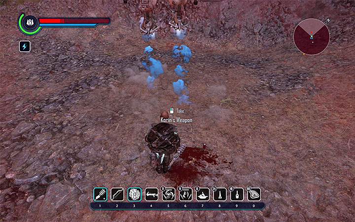 The item youre looking for is in a very dangerous place - right next to the giant robot Fighting Colossus, which is stationed near the entrance to the converter (image above) - Elex: Minor quests in Edan - Walkthrough - Edan - Elex Game Guide