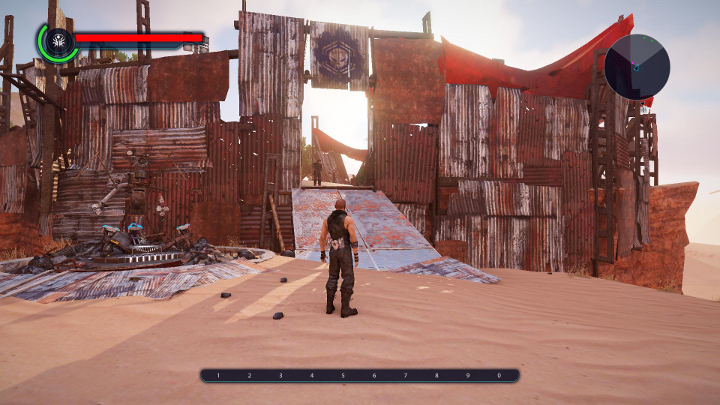 Going through the north gate means that you will have to meet a guard that wants you to pay him for entering the city. - Elex: Map of Tavar [The Fort] - Teleports, Traders and Trainers - Maps - Elex Game Guide