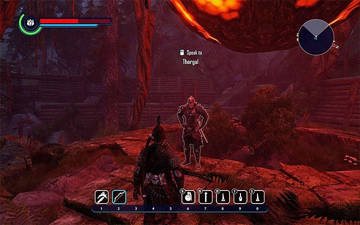 Thorgal stands under the World Heart - Elex: A Berserker Warrior [Duras] - Walkthrough - Companion quests - Elex Game Guide