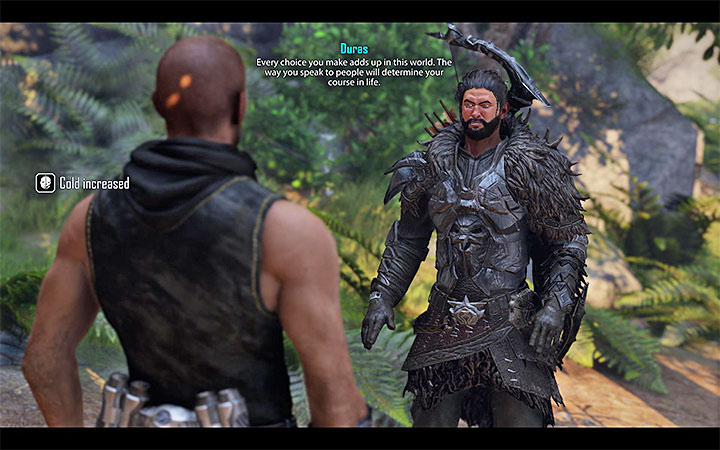 In a nutshell - empathizing with NPCs during conversations lowers your Cold and you get good karma - Elex: Cold - what is it and when does it change? - FAQ - Elex Game Guide