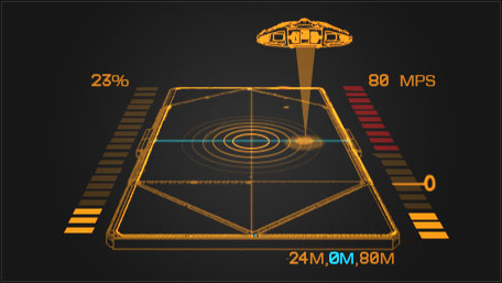 When you will eventually find yourself exactly over the plate another hologram will appear on your radar - Manual Docking - Docking and takeoff - Elite: Dangerous - Game Guide and Walkthrough