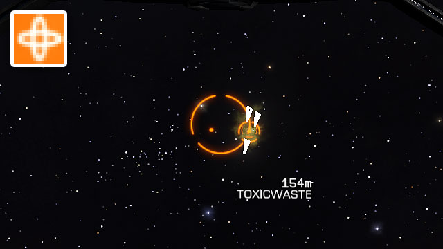 A weapon based on a gimbaled hardpoint moves along with the target within some specific range - Targeting System - Fight and Weaponry - Elite: Dangerous - Game Guide and Walkthrough