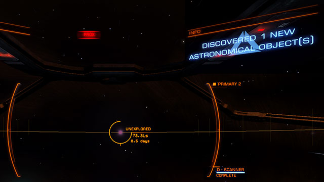 After choosing the unknown system, jump there - Professions - Earning your first money - Elite: Dangerous - Game Guide and Walkthrough