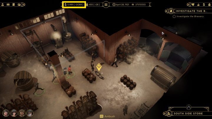 In EoS, making money is not a big challenge - Empire of sin: finances - how to make money? - Basics - Empire of Sin Guide