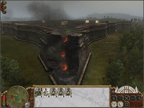 If you have time, you can destroy that parts of walls where enemy cannons are deployed - Game Mechanics - Sieges from the attacker perspective - Sieges - Empire: Total War - Game Guide and Walkthrough