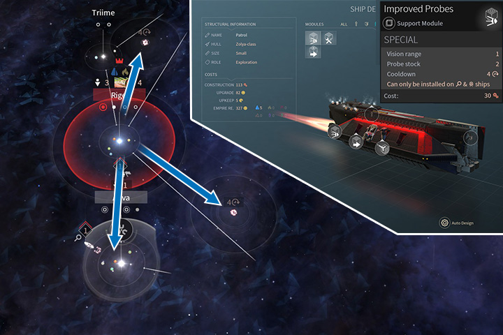 Sending ships and probes into various parts of the galaxy is very useful in the beginning of the game. Remember to install better probe modules or have more of them. - Exploration and Curiosities in Endless Space 2 - Gameplay basics - Endless Space 2 Game Guide