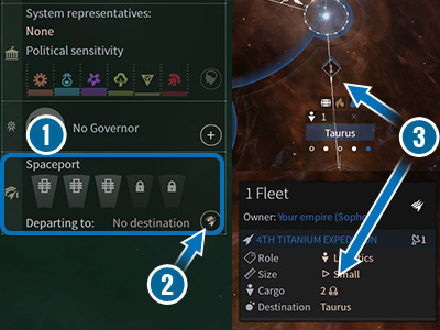 A spaceport allows you to transport citizens between systems by using civilian ships. - Colonization, migration and evacuation in Endless Space 2 - Gameplay basics - Endless Space 2 Game Guide