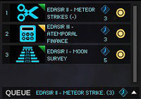 Queue of planets constructing/production/exploration - Basic view - Planetary System - Endless Space - Game Guide and Walkthrough