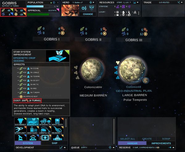 Time of waiting is three times smaller, what is more the Food and Industry increased greatly - Academy - heroes - Academy - Heroes - Endless Space - Game Guide and Walkthrough