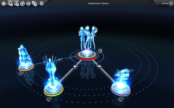 Were in the center, good relations with two races, the third one in state of Cold War with us. - Diplomacy - Endless Space - Game Guide and Walkthrough