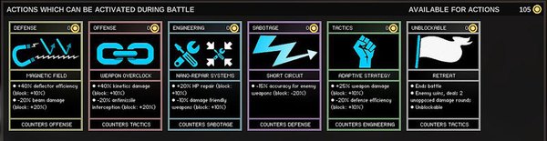 Six cards, one from each category - Battle Cards - Combat - Endless Space - Game Guide and Walkthrough
