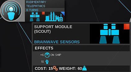Thanks to this technology you get a module increasing the enemy detection - Influence - Fleets and Systems Influence on the Galaxy - Endless Space - Game Guide and Walkthrough