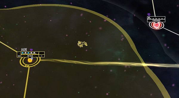 To do so, you have to research a technology from the Expansion & Exploration branch - Travelling through the galaxy - Fleets and Systems Influence on the Galaxy - Endless Space - Game Guide and Walkthrough