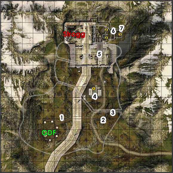 Attackers: GDF - Sewer - Battlefields - Enemy Territory: Quake Wars - Game Guide and Walkthrough