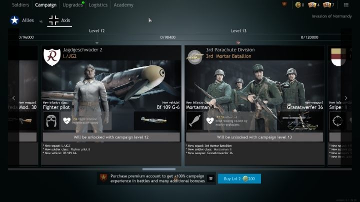 Unlocking new squads in Enlisted is done somewhat automatically - by continuous play - Enlisted: New troops - how to unlock and send to the battle? - FAQ - Enlisted game guide