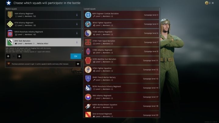 Then drag the selected squad from the right list to the left one. - Enlisted: New troops - how to unlock and send to the battle? - FAQ - Enlisted game guide