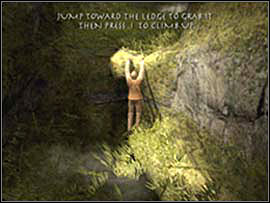 You'll reach a rock wall, jump on the ledge and lift up - The Spain Mountains - Levels - Eragon - Game Guide and Walkthrough