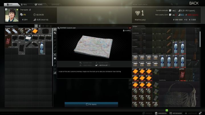 Maps are sold by Therapist, one of the merchants. - How do I get maps in Escape from Tarkov? - FAQ - Escape from Tarkov Guide