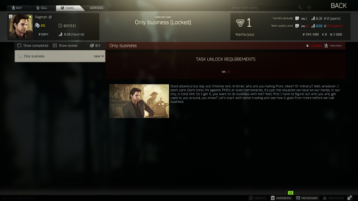 Completing a mission offers multiple profits. - 10 best starting tips for Escape from Tarkov - Basics - Escape from Tarkov Guide