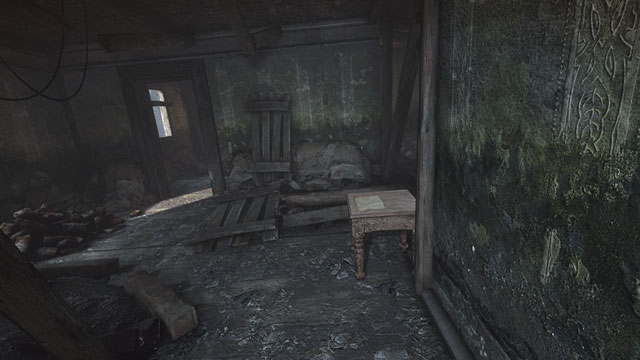 On the table, there is a note, which you need to read - House of portals | Walkthrough - Walkthrough - The Vanishing of Ethan Carter Game Guide & Walkthrough