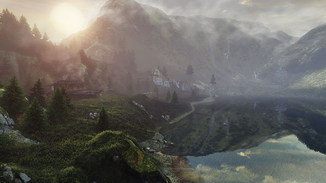 The final scene is not only the beautiful landscape, but also a moment to reflect on the story. - Ending analysis (spoiler alert!) | Walkthrough - Walkthrough - The Vanishing of Ethan Carter Game Guide & Walkthrough