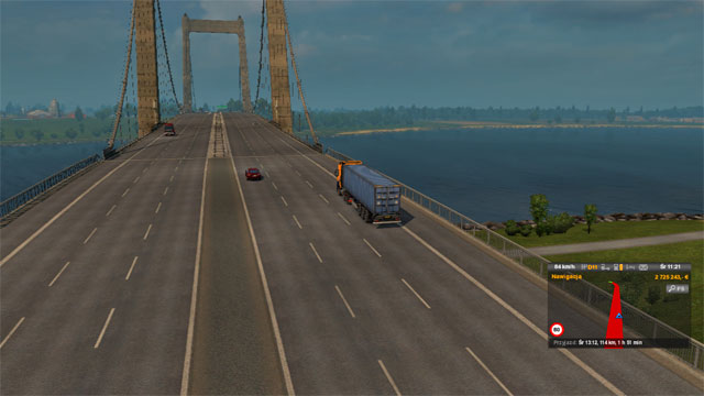The eastern part of the country is rich in impressive bridges - ETS 2: Scandinavia - Denmark | Roads characteristic - Roads characteristic - Euro Truck Simulator 2: Scandinavian Expansion Game Guide
