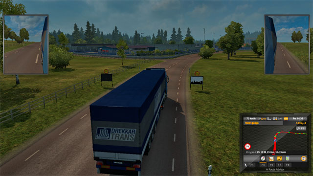 Besides motorways, there is also quite a lot of usual roads - ETS 2: Scandinavia - Sweden | Roads characteristic - Roads characteristic - Euro Truck Simulator 2: Scandinavian Expansion Game Guide