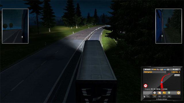 In Sweden, there are a lot of roads with 2+1 system, which means that there are two lanes in one direction and one in the other - ETS 2: Scandinavia - Sweden | Roads characteristic - Roads characteristic - Euro Truck Simulator 2: Scandinavian Expansion Game Guide