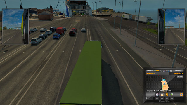 There is not much to see here - only two streets, a service shop, a garage and two companies - ETS 2: Scandinavia - Denmark | Cities - Cities - Euro Truck Simulator 2: Scandinavian Expansion Game Guide