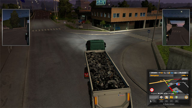 The streets here are narrow, but there are not many traffic lights - ETS 2: Scandinavia - Sweden (part 1) | Cities - Cities - Euro Truck Simulator 2: Scandinavian Expansion Game Guide