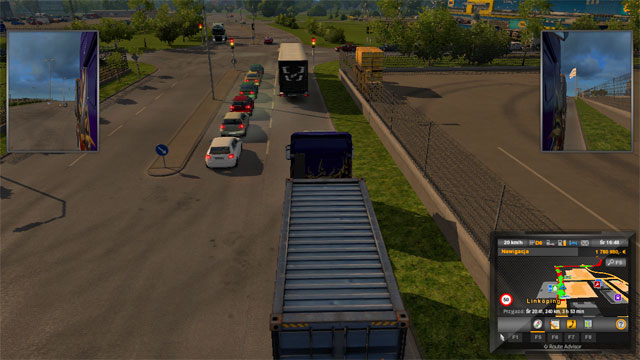 In this city, there is a wide road going through the whole city, which is rare in Scandinavia - ETS 2: Scandinavia - Sweden (part 1) | Cities - Cities - Euro Truck Simulator 2: Scandinavian Expansion Game Guide