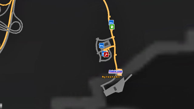 Map of the city. - ETS 2: Scandinavia - Sweden (part 2) | Cities - Cities - Euro Truck Simulator 2: Scandinavian Expansion Game Guide