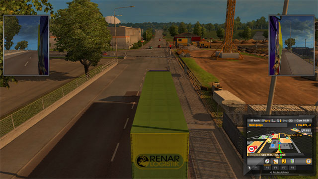 The streets are narrow and there is a lot of traffic lights - ETS 2: Scandinavia - Sweden (part 2) | Cities - Cities - Euro Truck Simulator 2: Scandinavian Expansion Game Guide